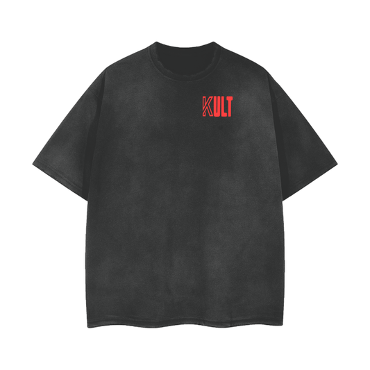 KULT Oversized Vintage Wash T-Shirt - 260 GSM